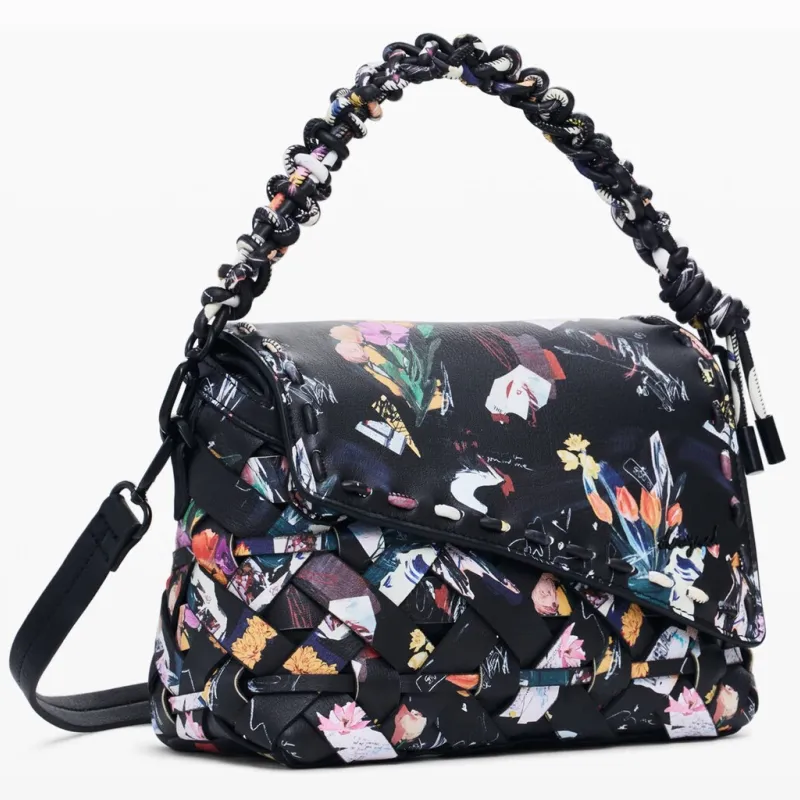 Desigual crossbody tas met print zwart, foto 2