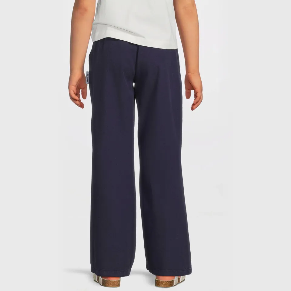 Me & My Monkey wide leg broek donkerblauw, foto 5