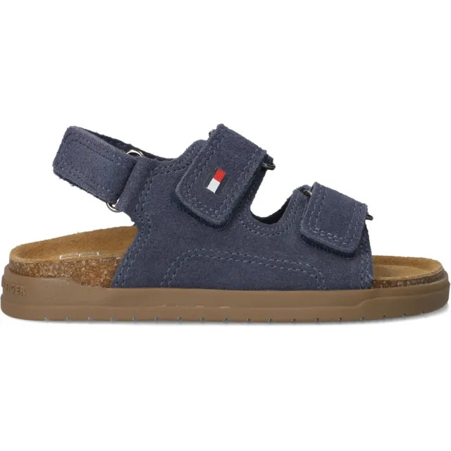 Tommy Hilfiger FRANCIS platte sandalen blauw