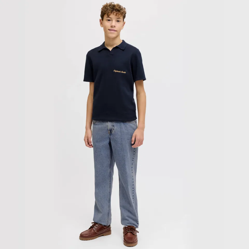 Jack & Jones JUNIOR regular waist regular fit jeans medium blue denim