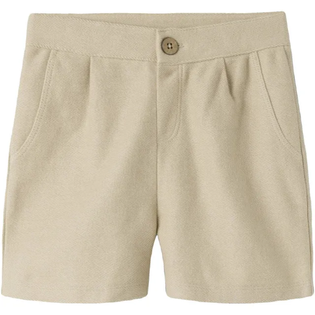 Lil' Atelier Barrel korte broek beige
