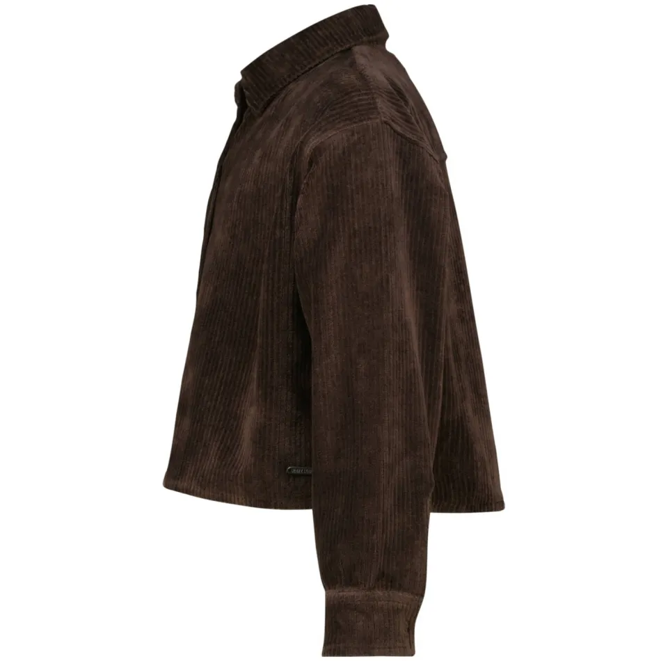 Raizzed corduroy broek bruin, foto 4