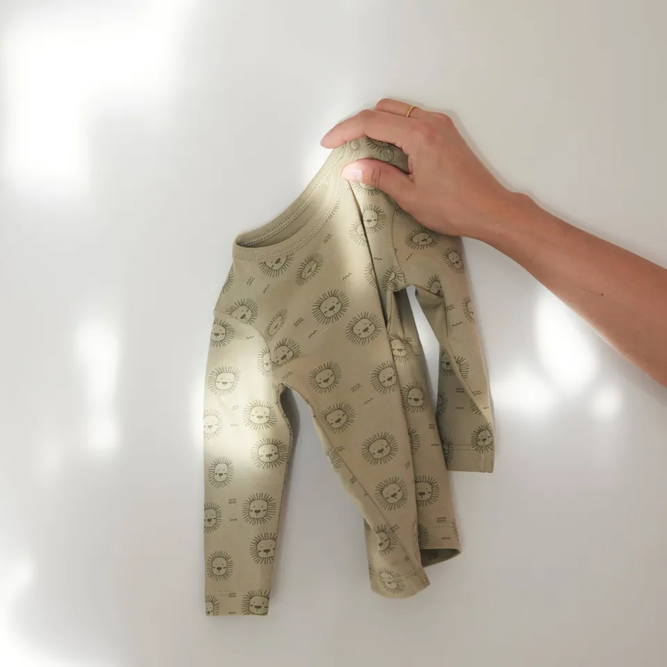 Dirkje longsleeve groen met all over print, foto 4