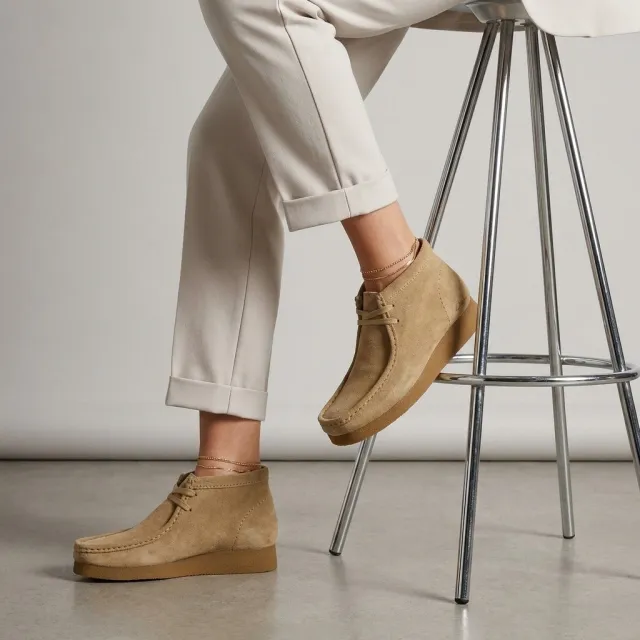 Clarks Wallabee Evo veterboots beige, foto 6