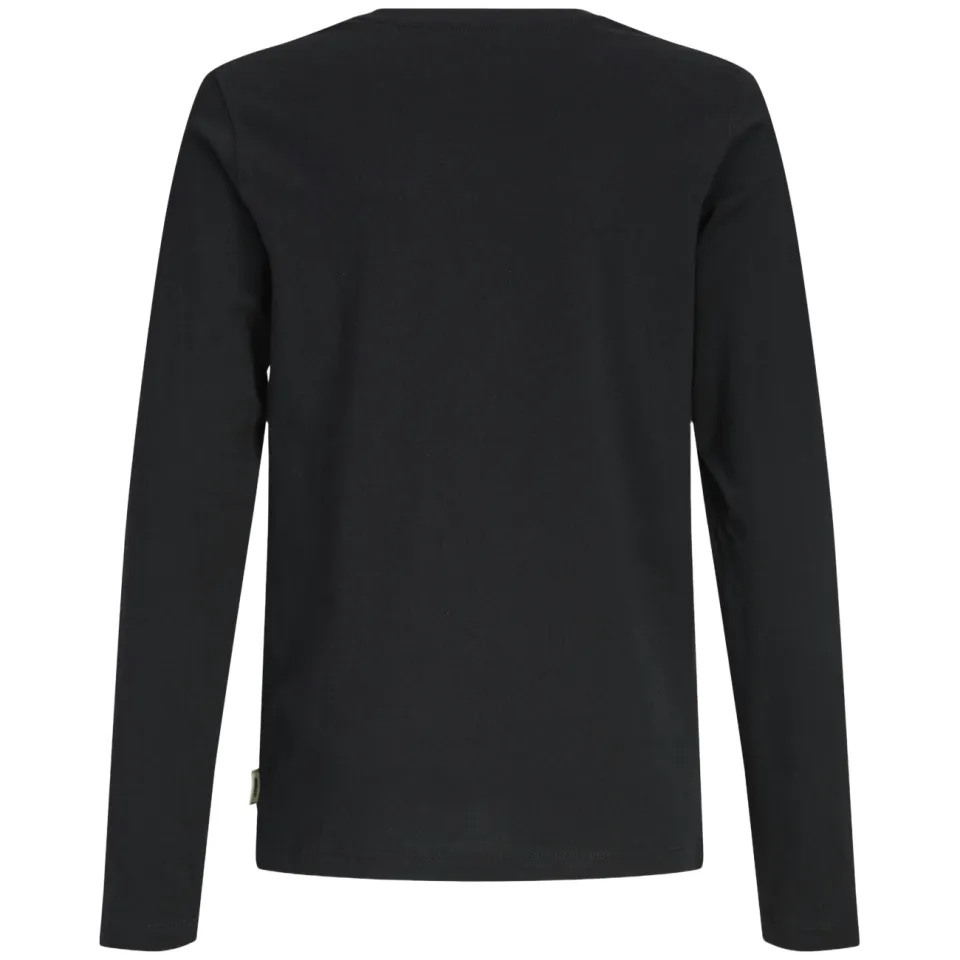 Jack & Jones longsleeve met logoprint zwart, foto 4