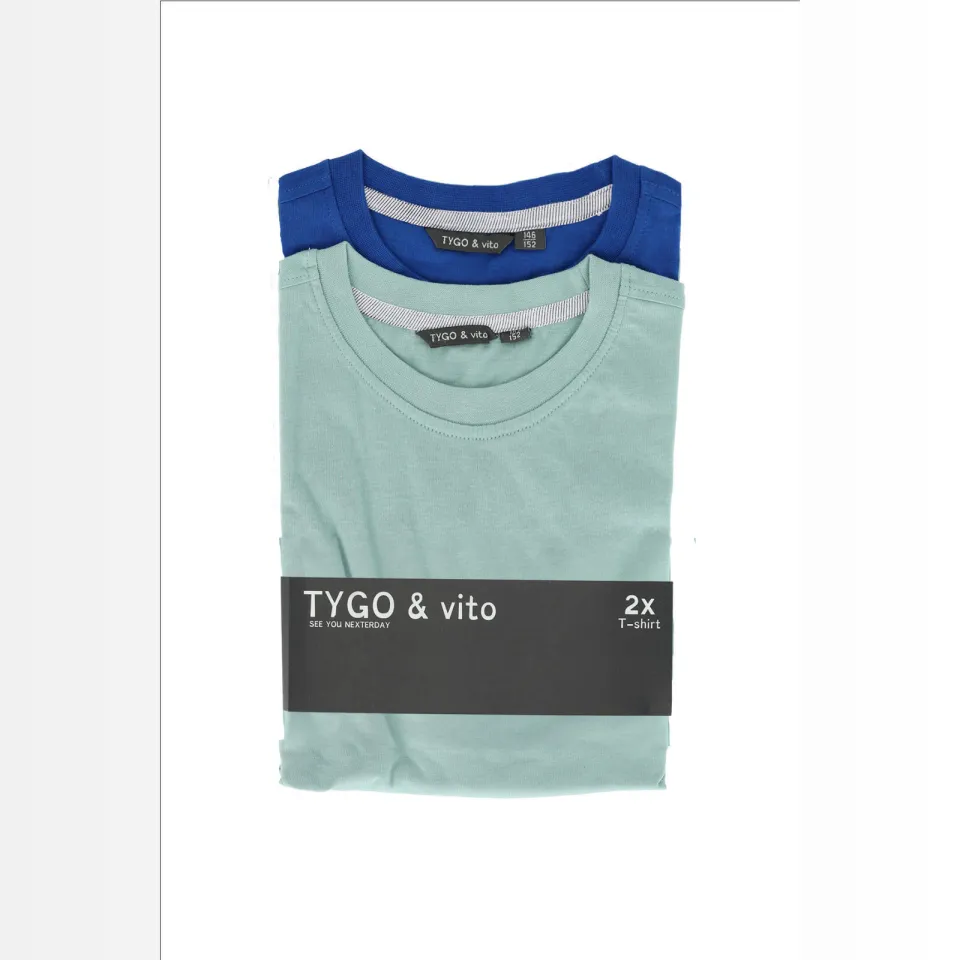 TYGO & vito Stan T-shirt hardblauw lichtblauw/hardblauw, foto 5