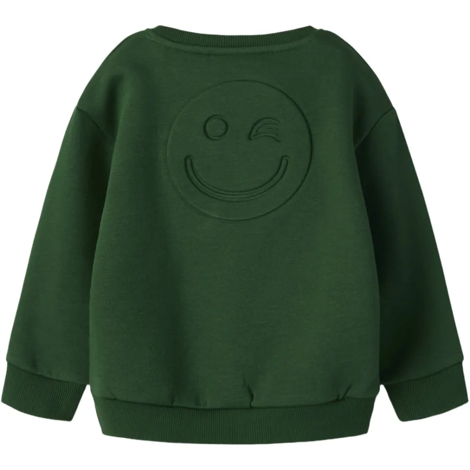 NAME IT MINI sweater met tekst - groen, foto 2