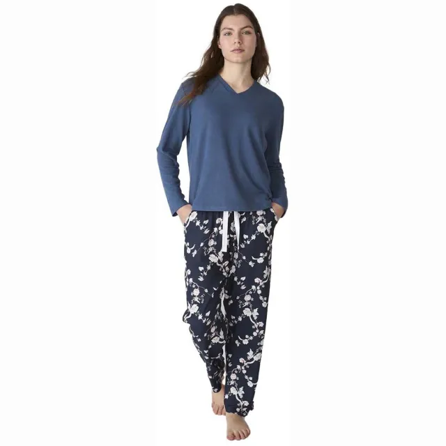 J&J Brothers JJBFP1101 pyjamaset blauw