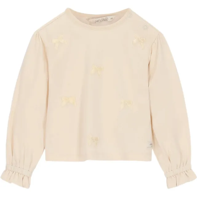 Le Chic blousetop met print ecru