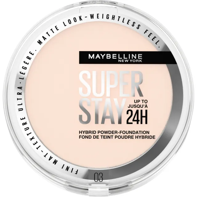 Maybelline New York SuperStay 24H Hybrid matte poeder foundation - 03 Multicolour