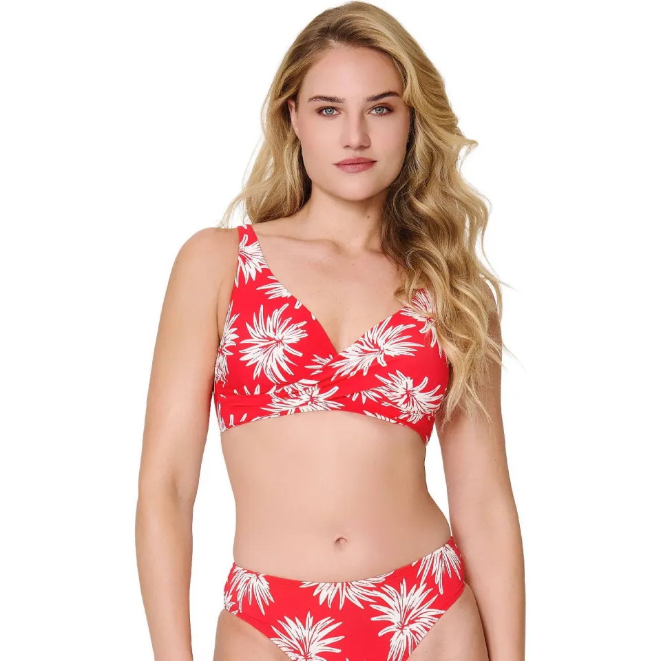 Lingadore beugel bikinitop rood Veelkleurig