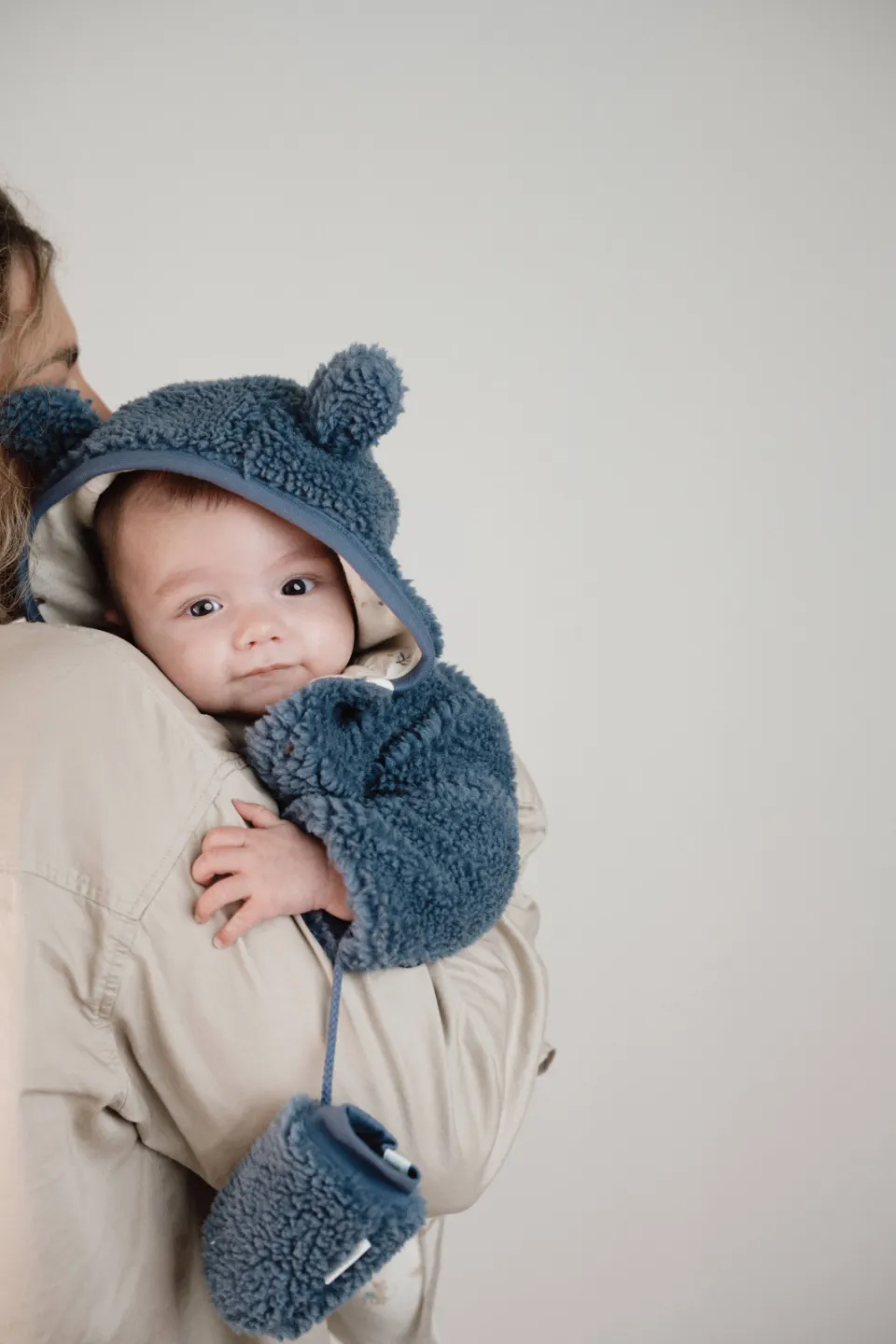 Little Dutch teddy wanten blauw, foto 4