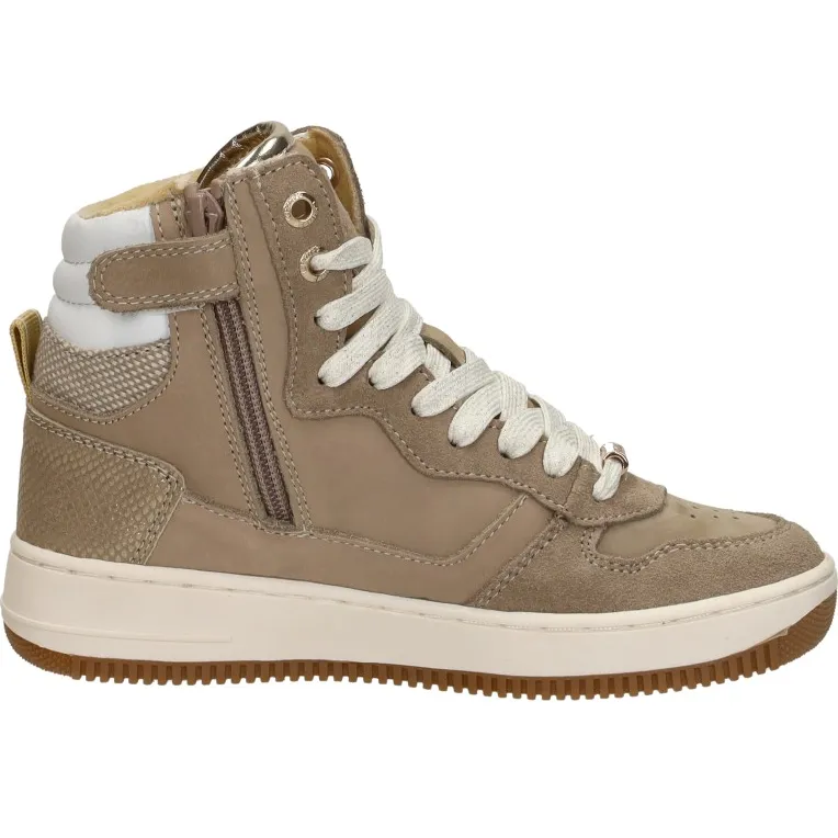 Cruyff Campo High hoge sneakers beige