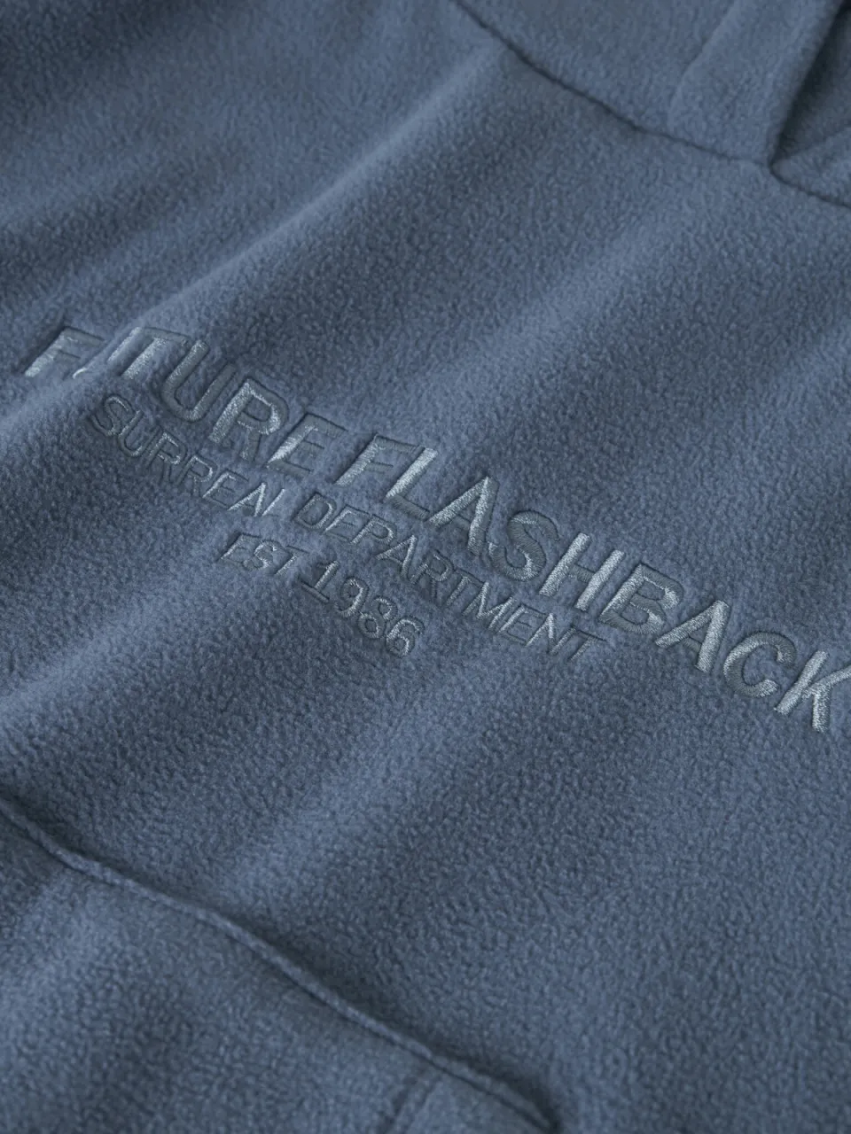 NAME IT KIDS hoodie met borduursels - blauw Sweater Tekst, foto 4