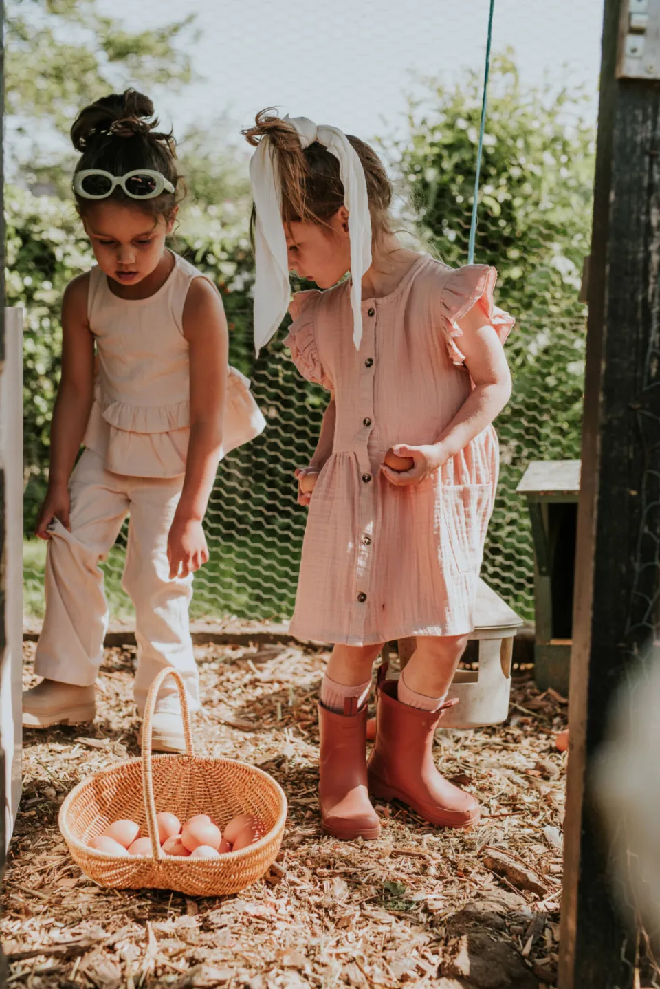 Koko Noko mouwloze top + broek beige, foto 8