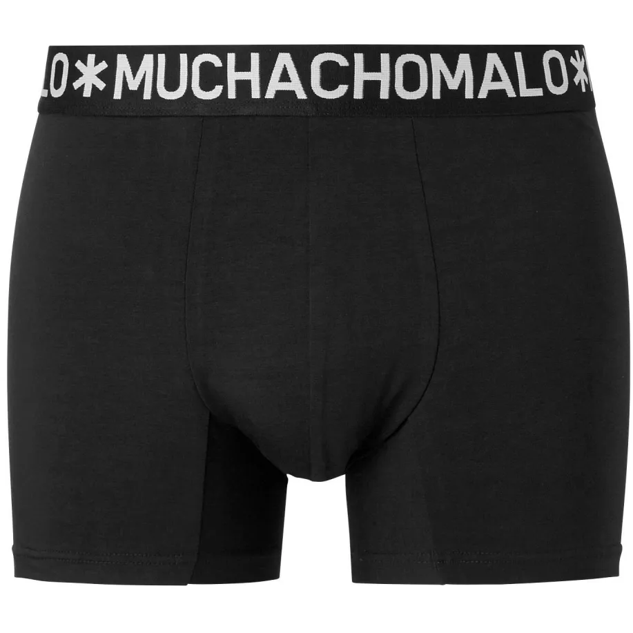 Muchachomalo Solid boxershorts zwart/blauw/rood, foto 5