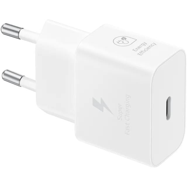 Samsung Galaxy 25W Power Adapter excluding cable USB-C to USB-C White