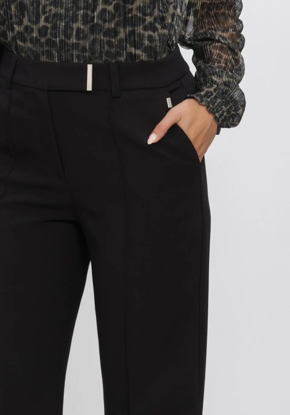 Aaiko Dames Broeken Chantalle Rpes 345 - Zwart, foto 4