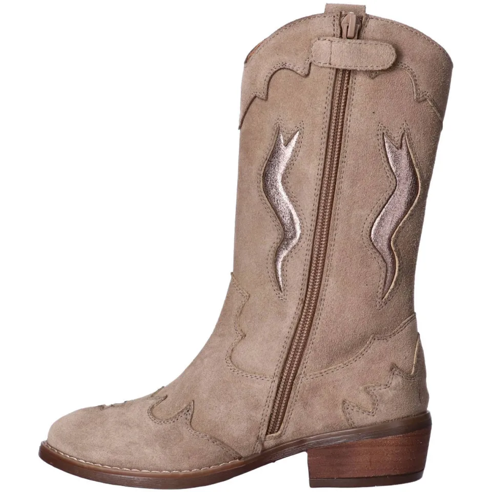 Tommy Hilfiger leren laarzen met blokhak - taupe, foto 5