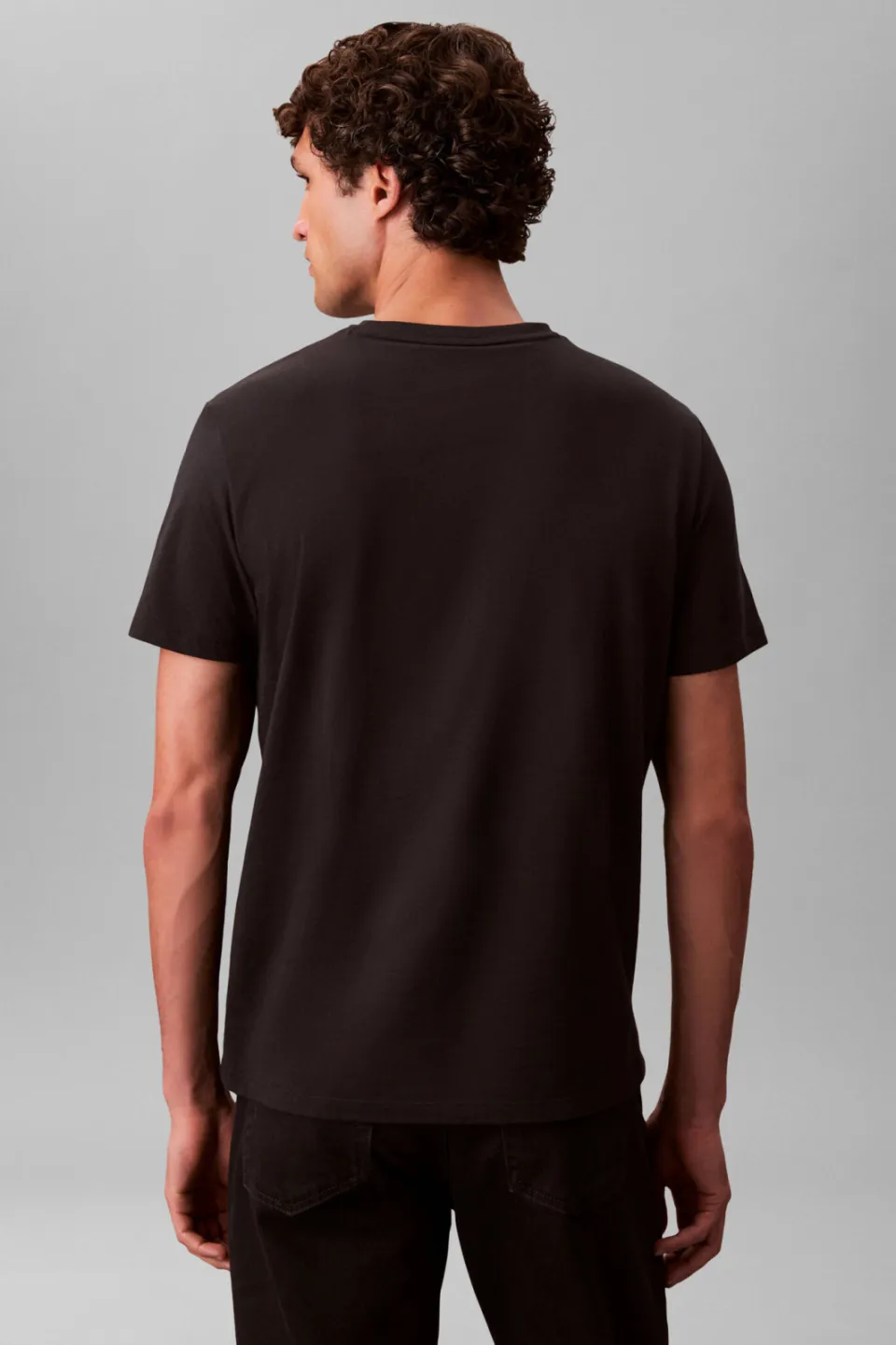 Calvin Klein JEANS regular T-shirt BADGE 30S zwart, foto 3