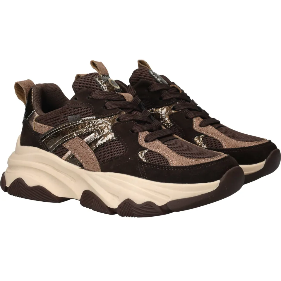 POSH by Poelman Sneakers Heren Bruin, foto 2
