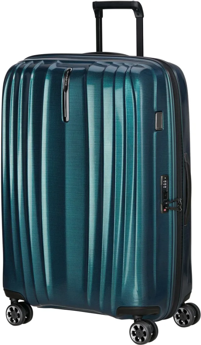 Samsonite lichtgewicht koffer - Nexis spinner 76x520x48x27/30 uitbreidbaar - Roxkin technologie - repairable We Care - Deep petrol