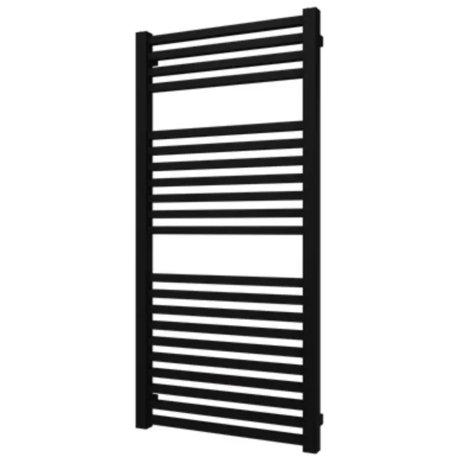 Plieger Handoekradiator Romana 1255 x 600 mm Mat Zwart