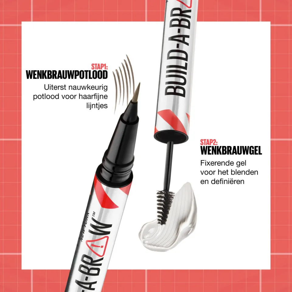 Maybelline New York Build-a-Brow wenkbrauwpotlood Soft Brown, foto 6