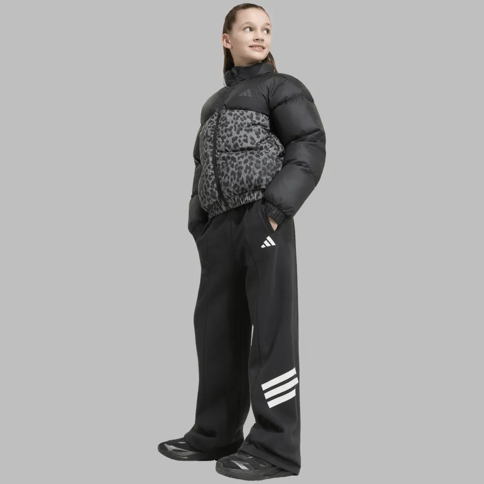 Adidas Sportswear gewatteerde jas zwart grijs Zwart/grijs