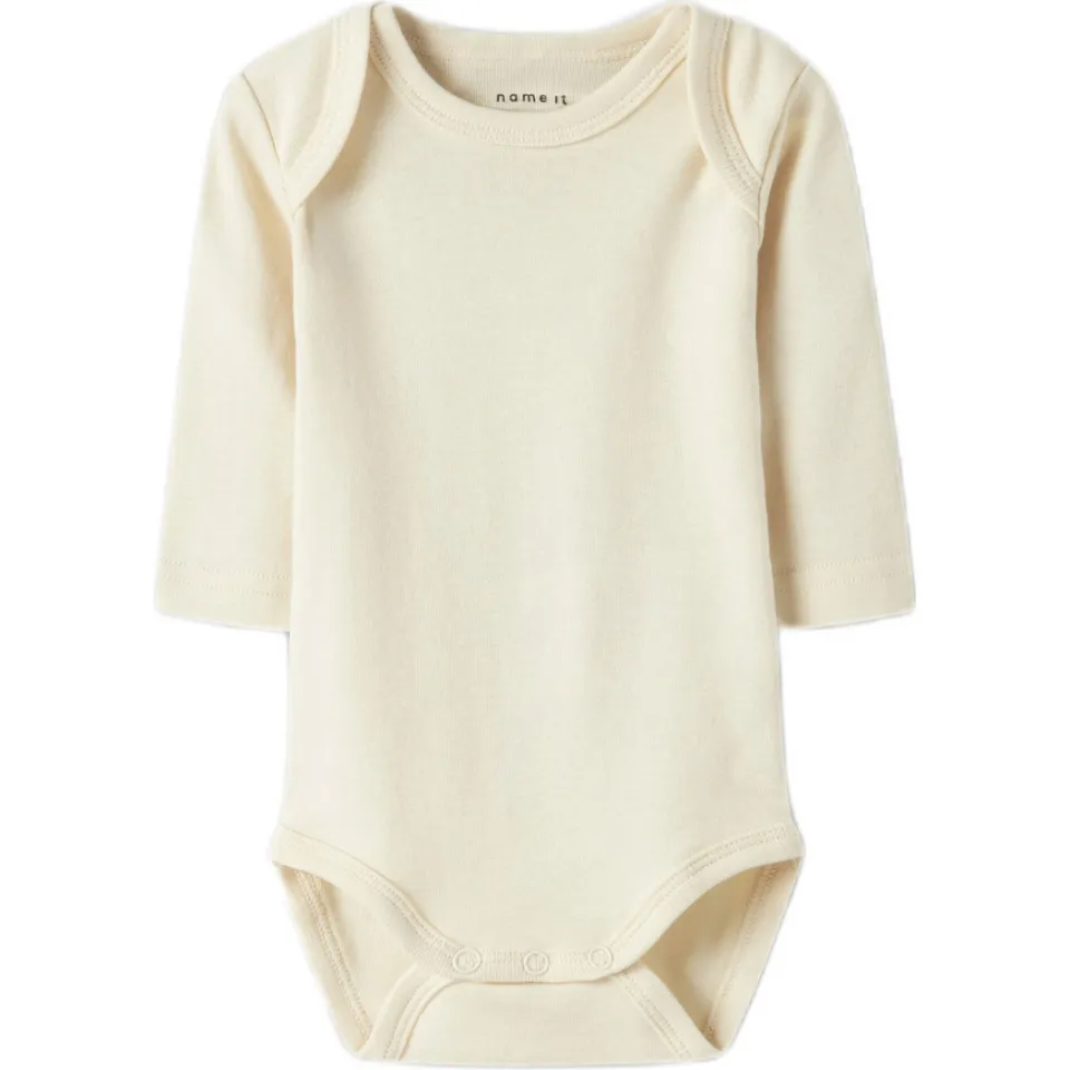 NAME IT BABY romper - mauve/ecru (set van 3), foto 5