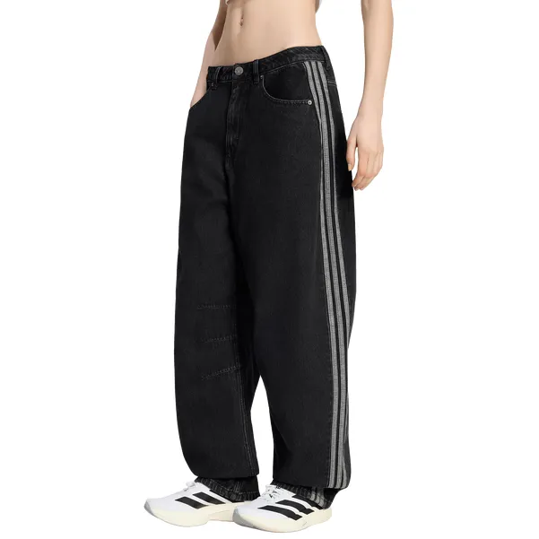 Adidas Originals barrel jeans - black denim, foto 3