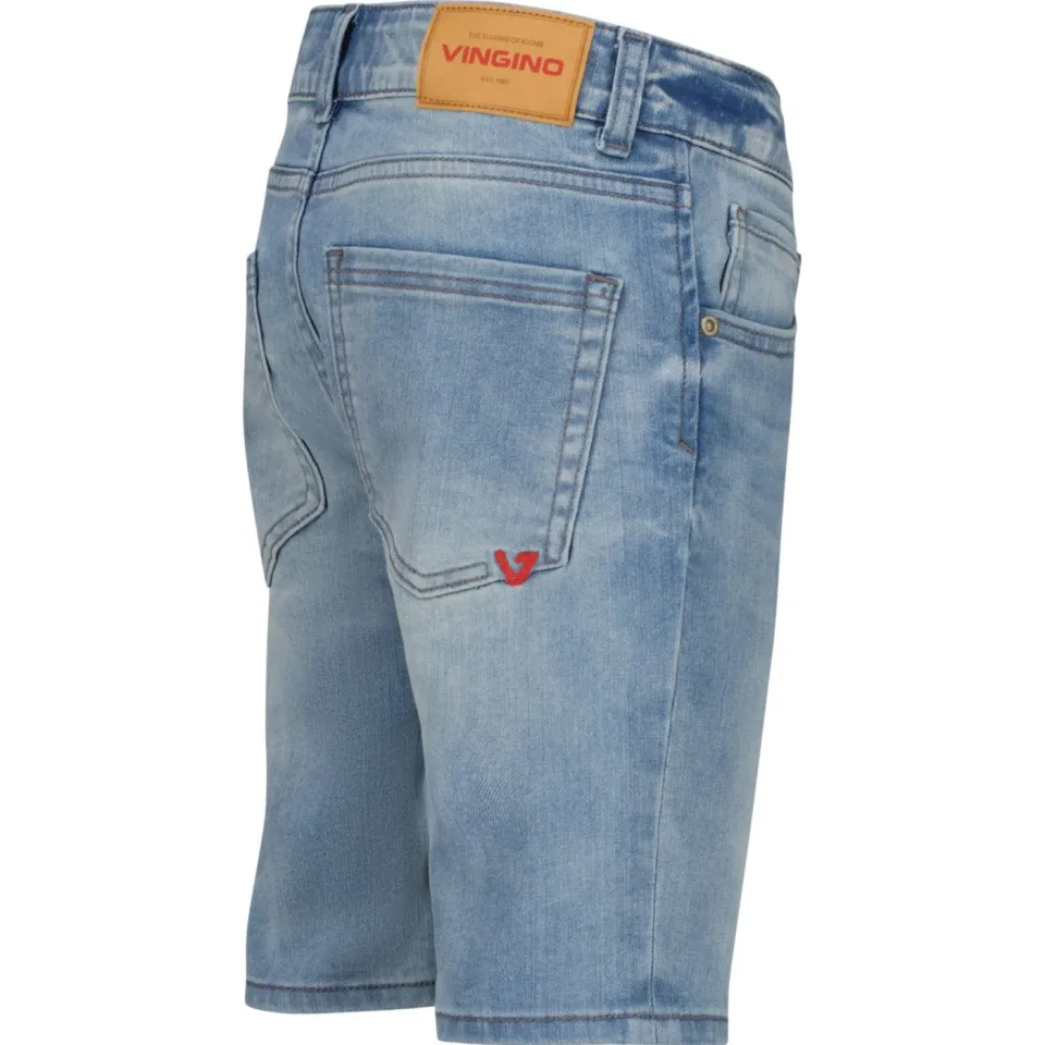 Vingino Charlie icon jeansshort lichtblauw light indigo, foto 4