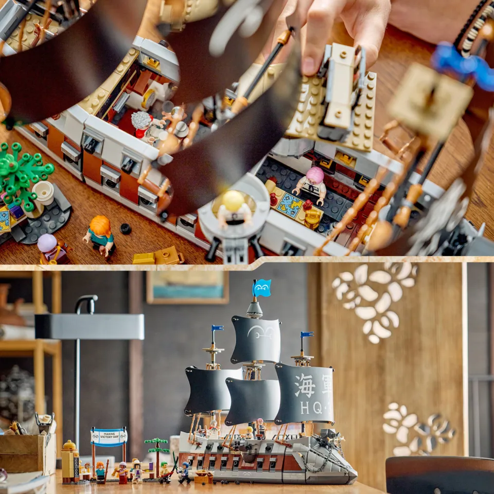 Lego One Piece Het Slagschip van Garp Piraten Speelgoed 75646, foto 5