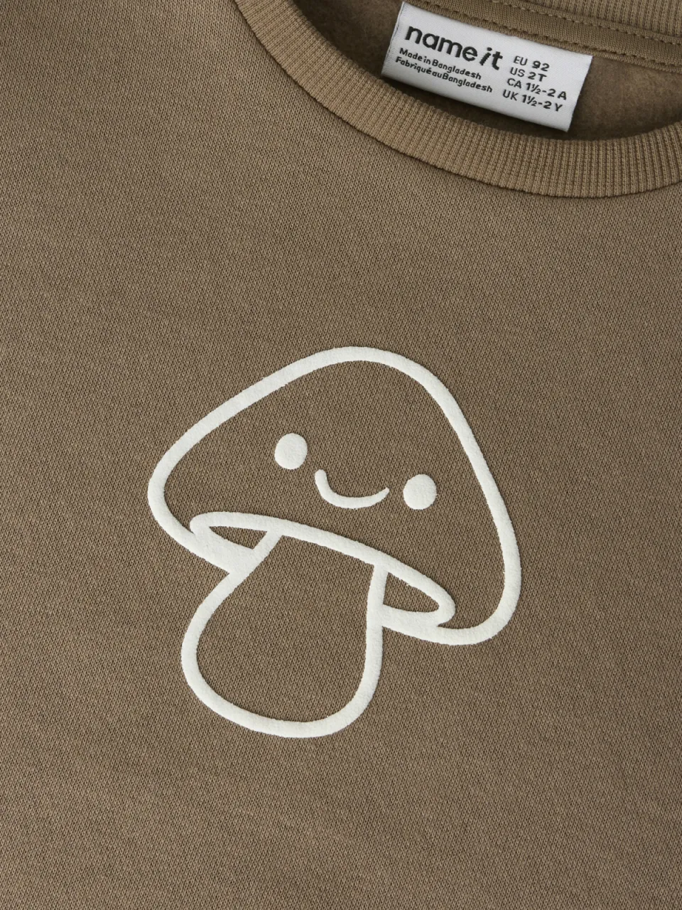 NAME IT MINI sweater met print - bruin, foto 5