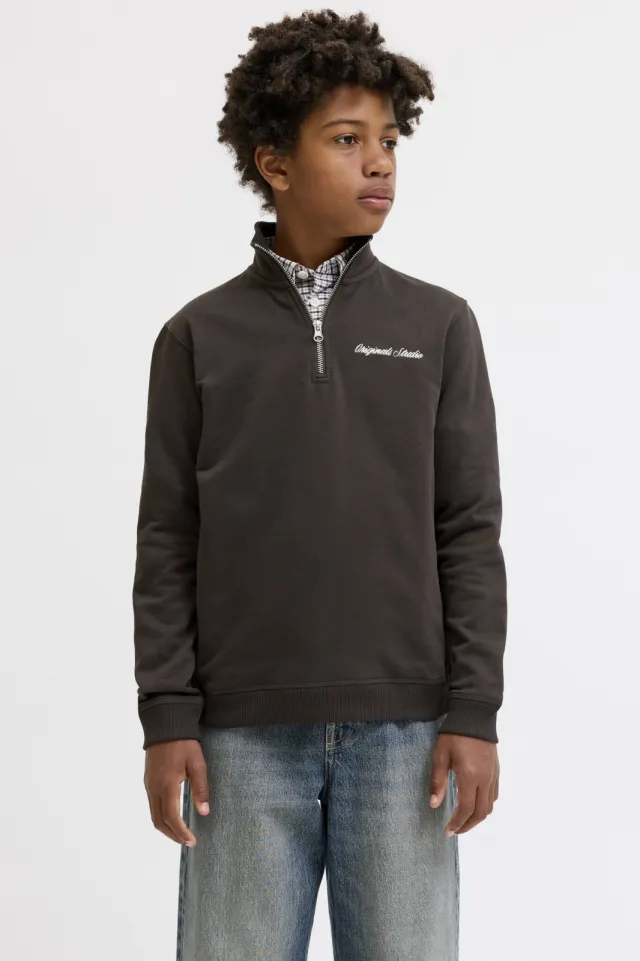 Jack & Jones JUNIOR sweater - donkerbruin