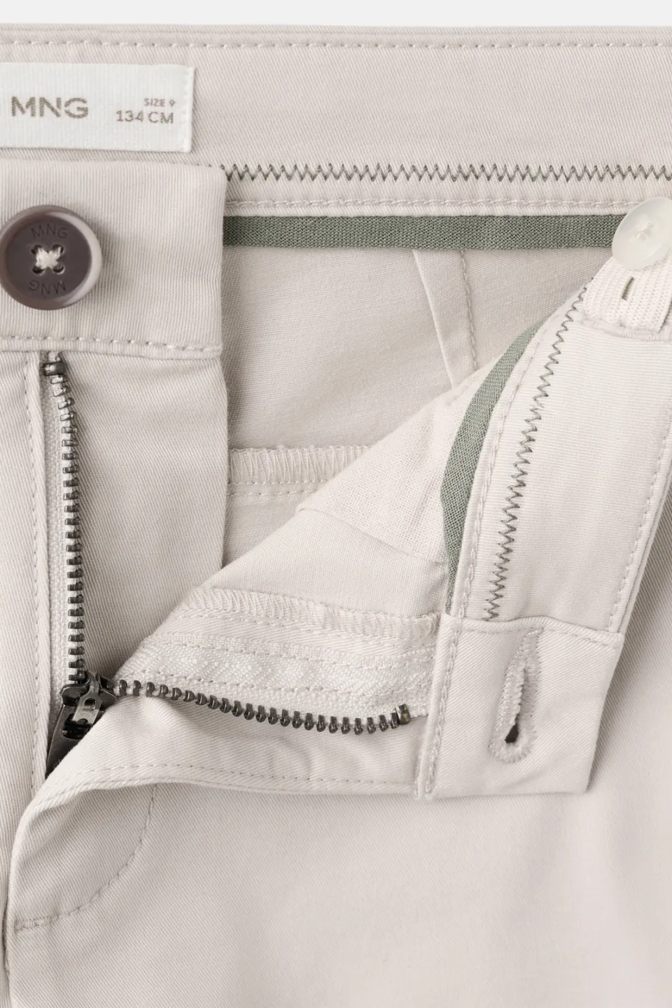 Mango Kids chino ecru, foto 4
