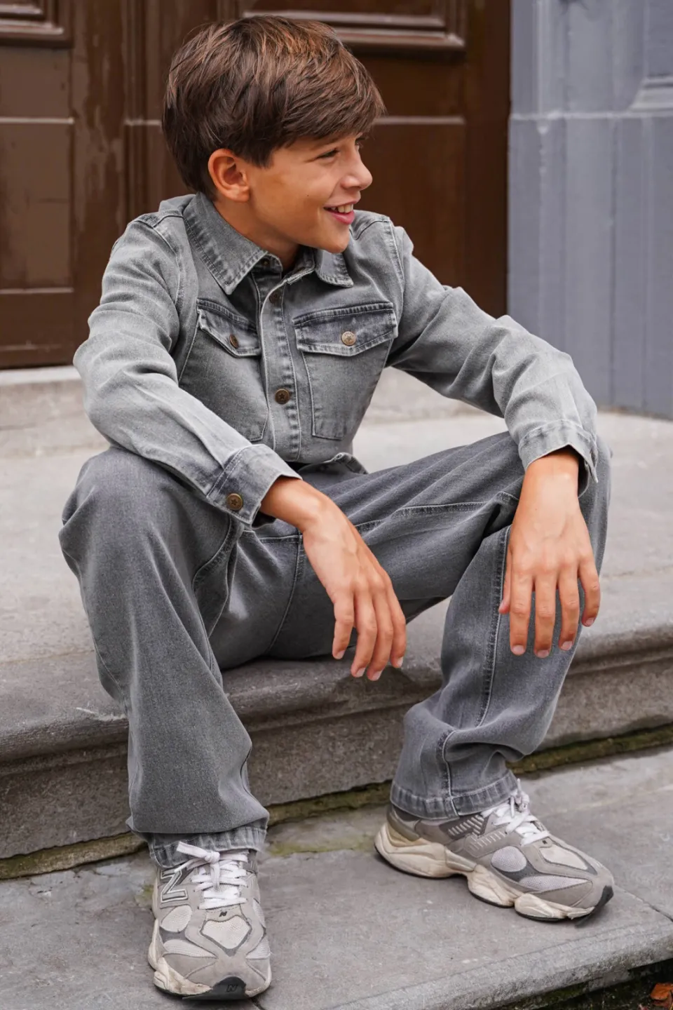 Like Flo denim overhemd - grijs, foto 6