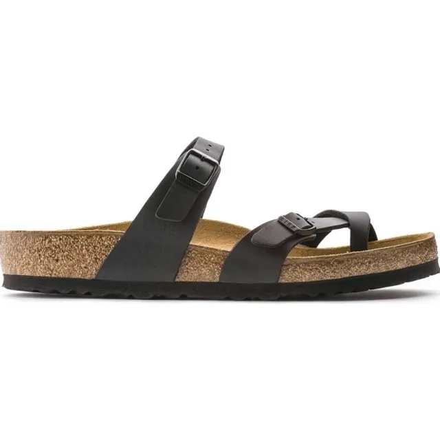 Birkenstock Mayari sandalen zwart Beige/Zwart