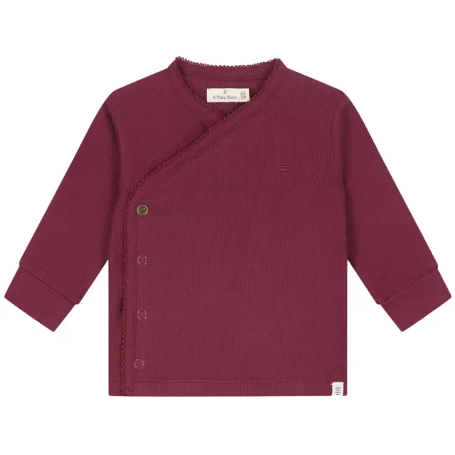 A Tiny Story longsleeve donkerrood