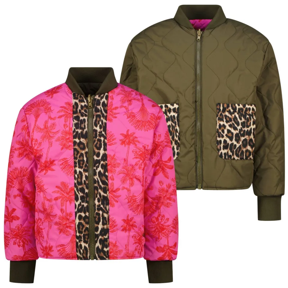 Vingino reversible jas roze, foto 3
