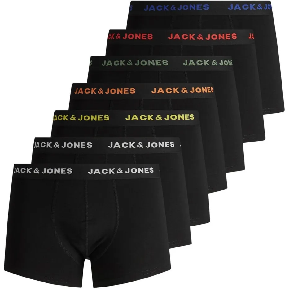 Jack & Jones PLUS SIZE boxershort JACBASIC (set van 7) zwart, foto 4