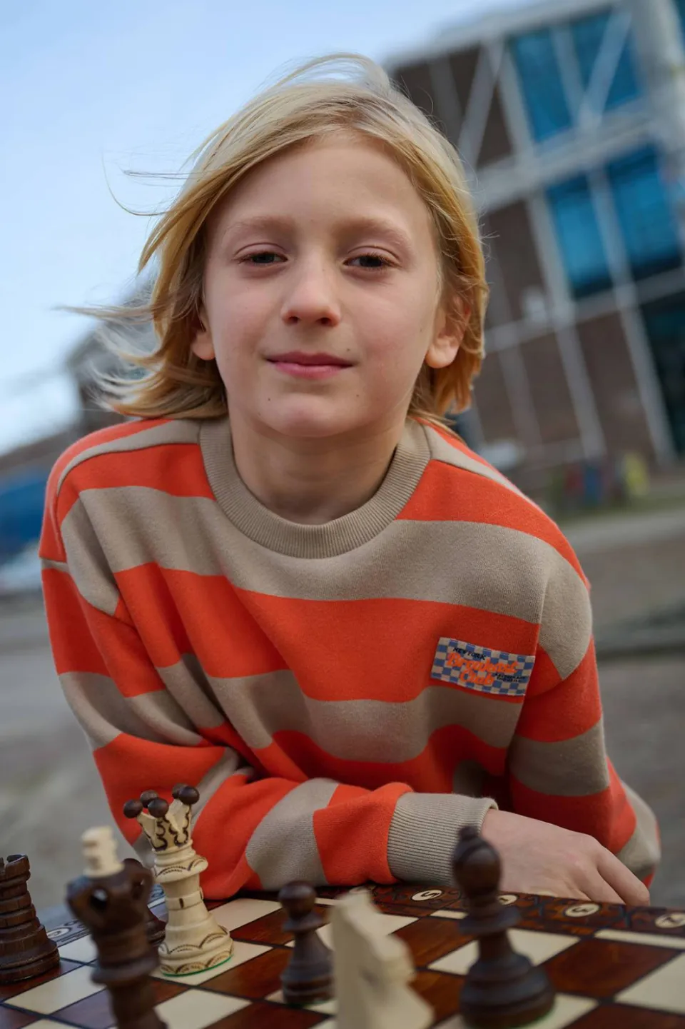 Tumble 'n Dry gestreepte sweater - zand, foto 4