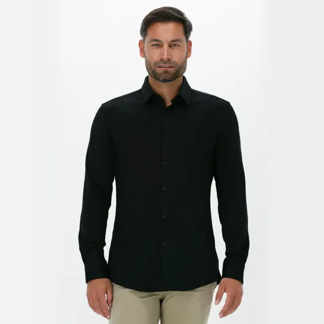 Boss Slim Fit overhemd zwart