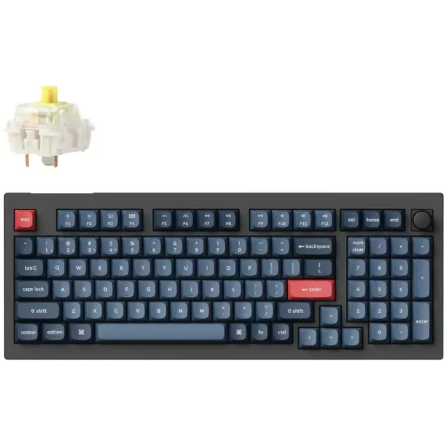 Keychron V5 Max-D4 draadloos mechanisch toetsenbord zwart