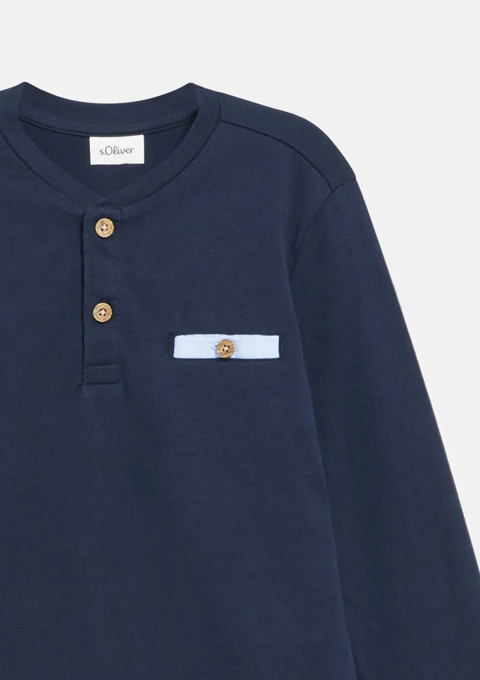 S.Oliver longsleeve donkerblauw, foto 6