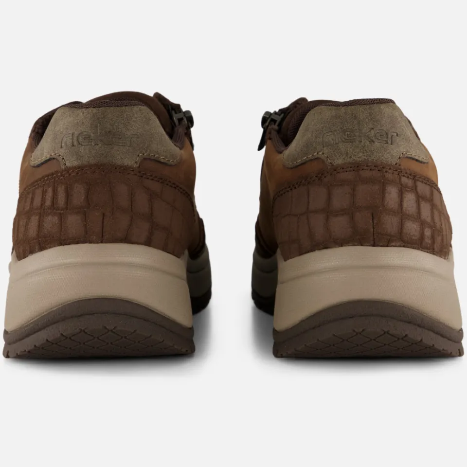 Rieker veterschoenen laag donkerbruin, foto 4