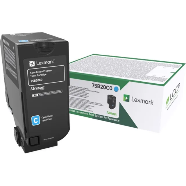 Lexmark 75B20C0 Toner Cyaan