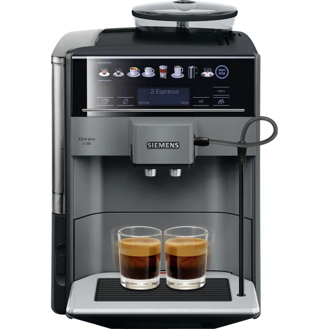 Siemens Eq.6 Plus S100 Te651209rw - Volautomatische Espressomachine Maximaal Aantal Kopjes: 2 Zwart