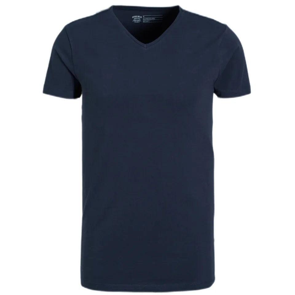 Petrol Industries body fit T-shirt V-hals donkerblauw, foto 3