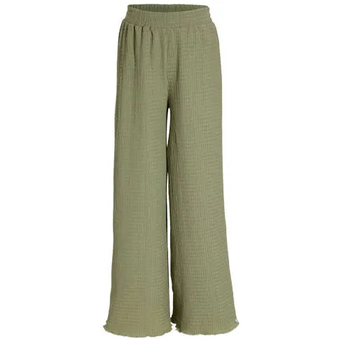 Me & My Monkey casual broek groen met textuur